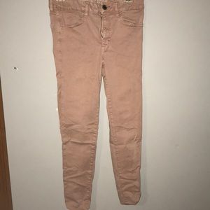 American Eagle pink jeans